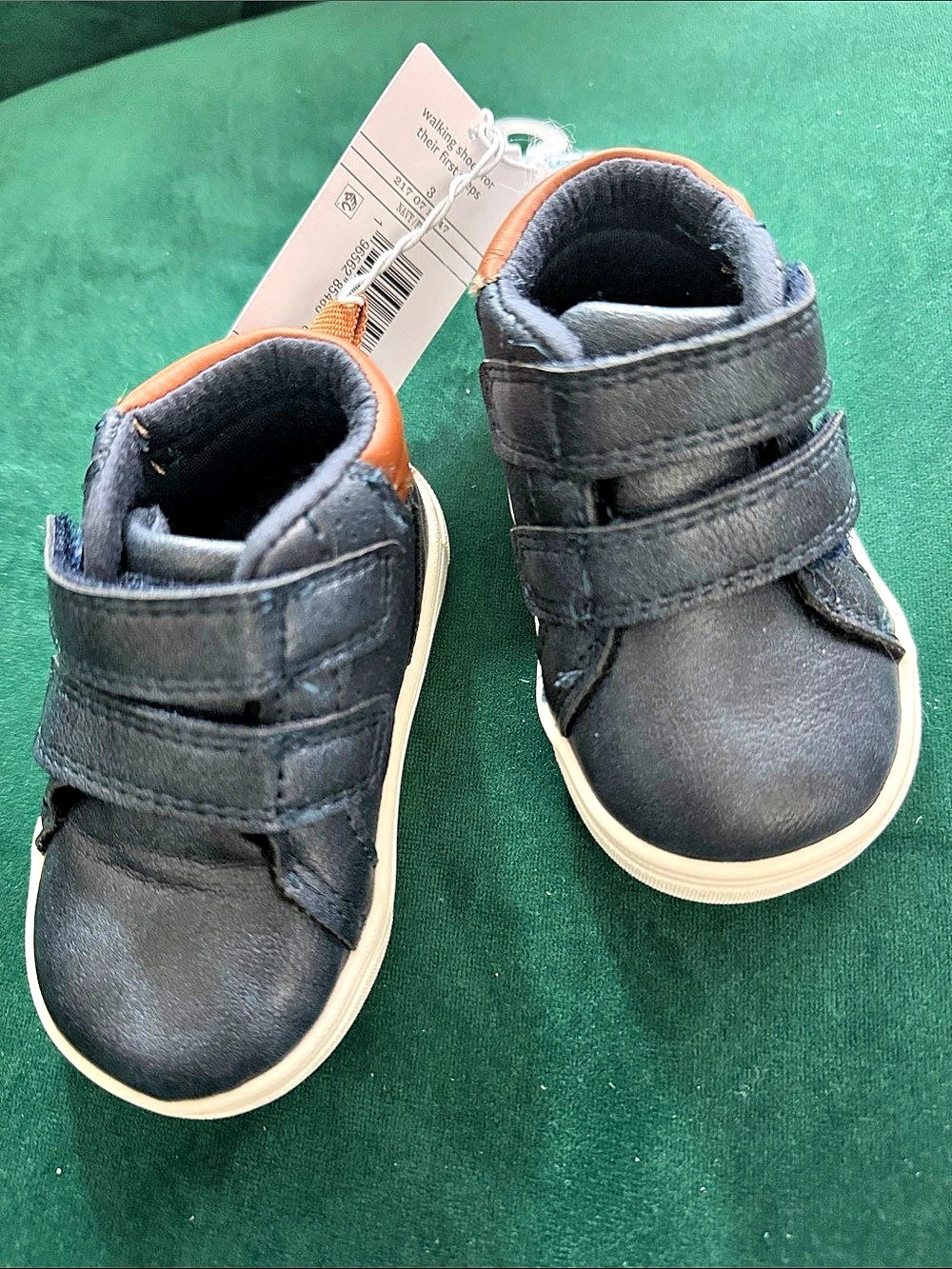 Carter's Baby Sneakers Navy Size 3 NWT